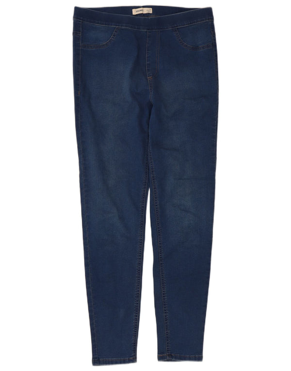 Jeans Jeggings da donna Marks & Spencer UK 12 Medio W30 L27 Cotone blu navy