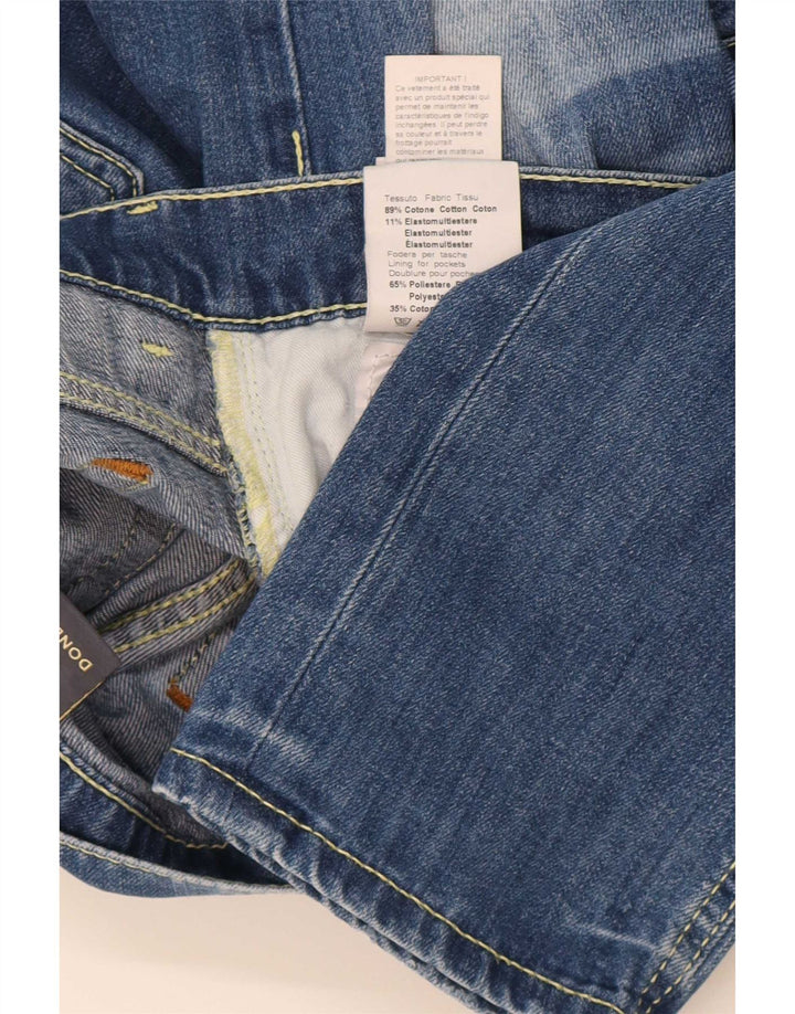 Dondup Jeans Slim Donna W33 L32 Cotone Blu