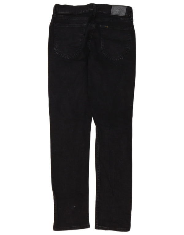 Jeans dritti Lee da uomo vestibilità regolare W30 L32 cotone nero