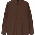Camicia Uomo Massimo Dutti Piccola Marrone Cotone