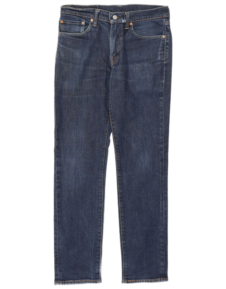 Levi's Uomo 511 Slim Jeans W32 L32 Cotone Blu Navy