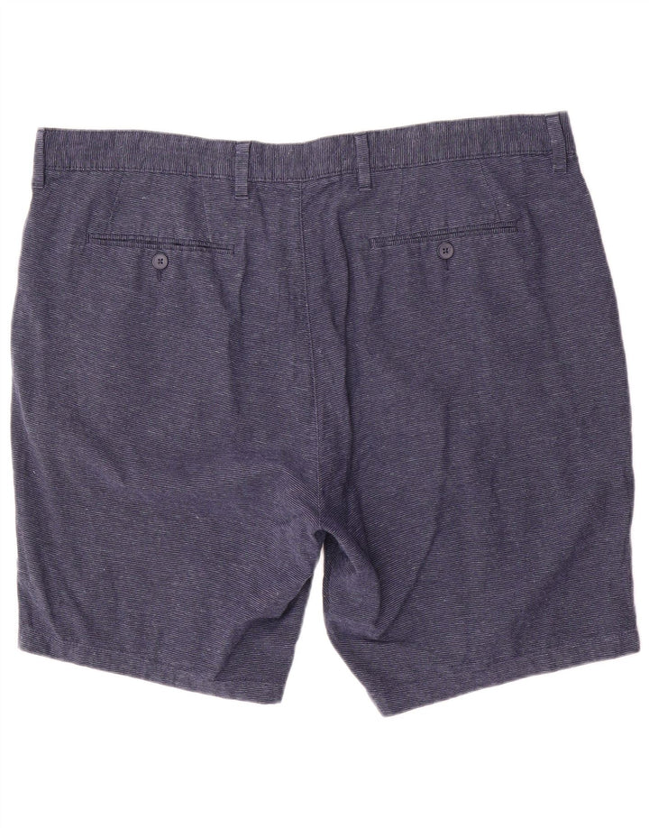 Pantaloncini chino da uomo Marks & Spencer W42 2XL Lino blu