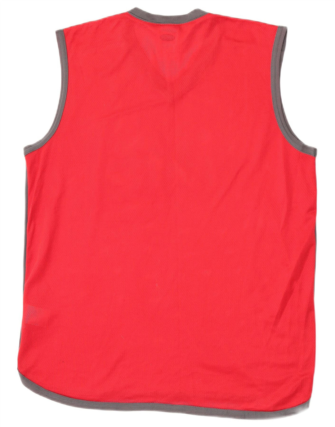 Canottiera grafica da uomo Adidas Large rossa in poliestere