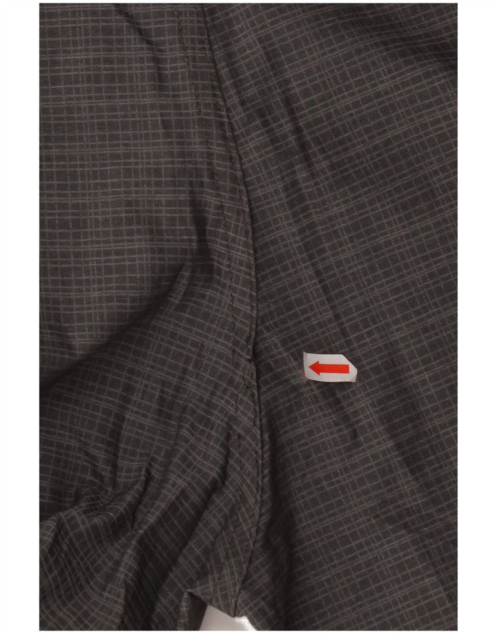 Pantaloncini chino da uomo QUIKSILVER W40 XL grigio a quadri in poliammide