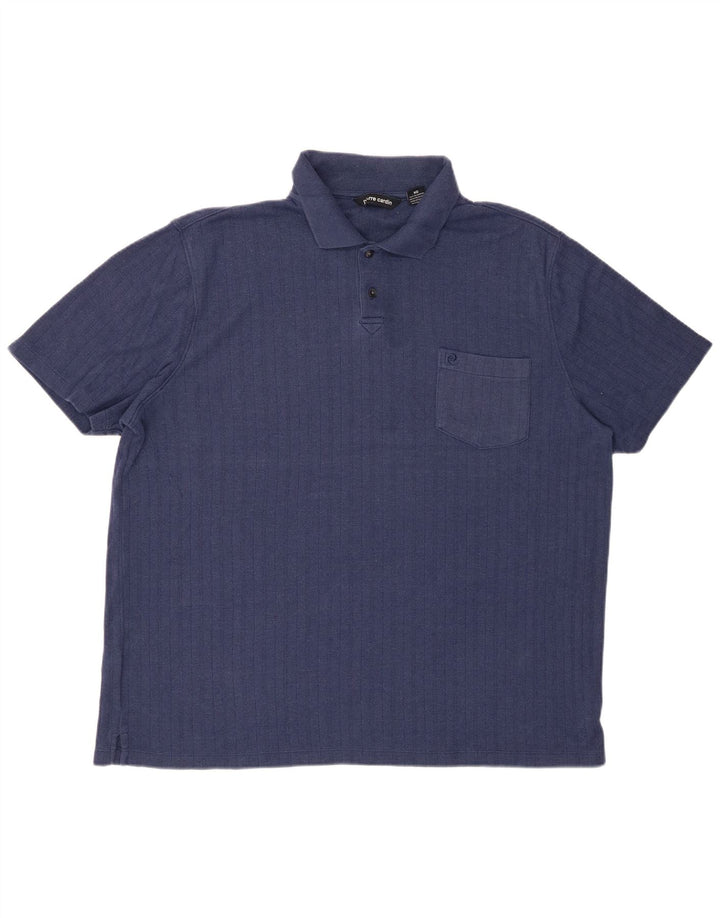 Polo Uomo PIERRE CARDIN XL Blu Navy Cotone