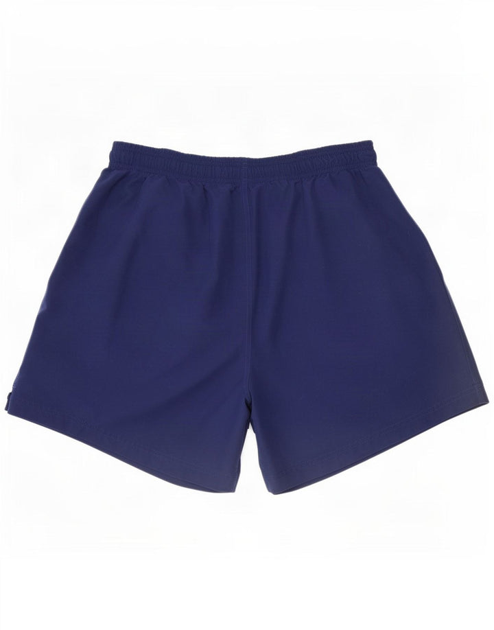 Pantaloncini sportivi da uomo Adidas Large blu navy in poliestere