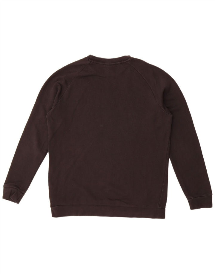 Felpa grafica da uomo Adidas Felpa media in cotone nero