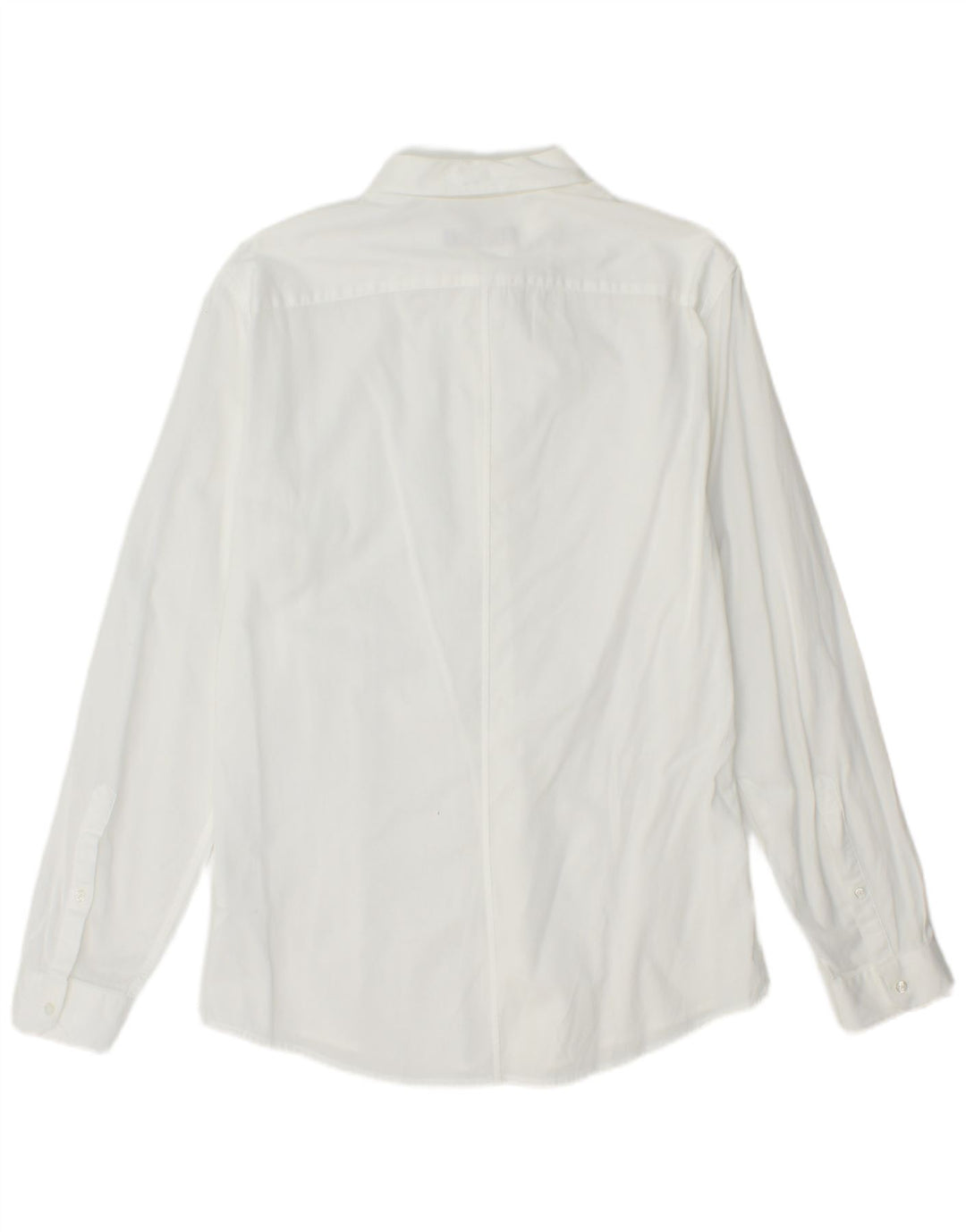 TRUSSARDI JEANS Mens Shirt Size 41 Medium White Cotton
