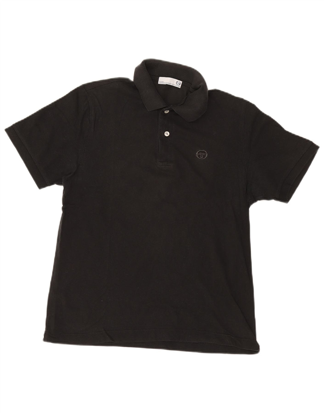 SERGIO TACCHINI Mens Polo Shirt Medium Black