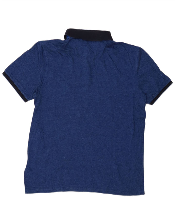 Polo da uomo Ted Baker taglia 4 grande in cotone blu