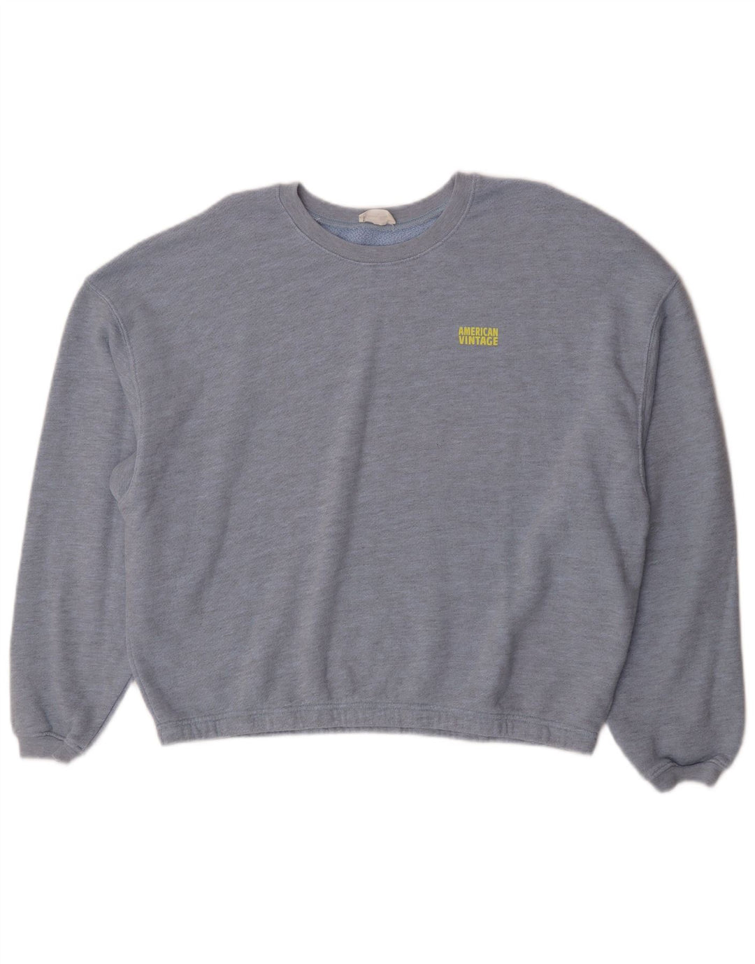 Felpa da donna vintage americana maglione UK 16 grande blu classico