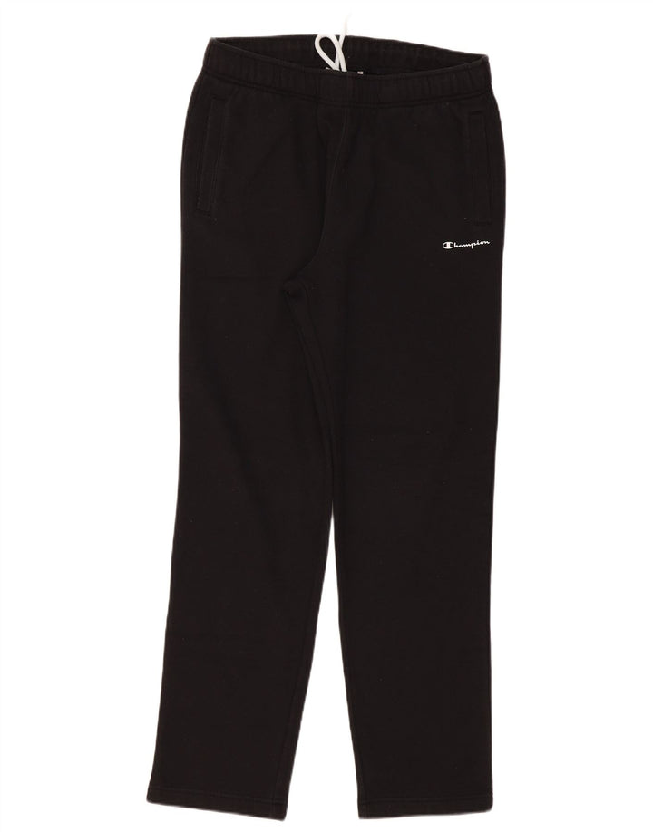 Pantaloni da tuta da uomo Champion grandi in cotone nero