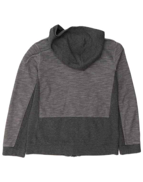Felpa con cappuccio e zip Nike da ragazzo, 12-13 anni, grande, in cotone grigio