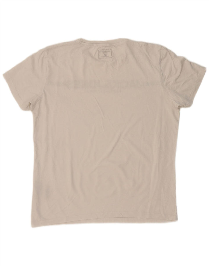 JACK & JONES T-shirt grafica da uomo XL in cotone bianco
