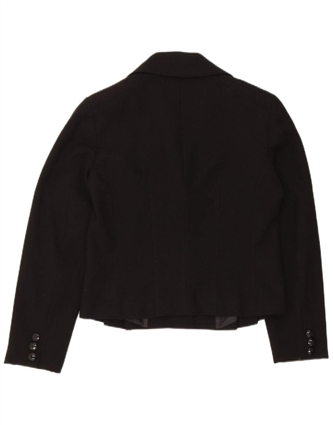 Giacca Blazer 3 Bottoni Donna Trussardi IT 48 XL Poliestere Nero