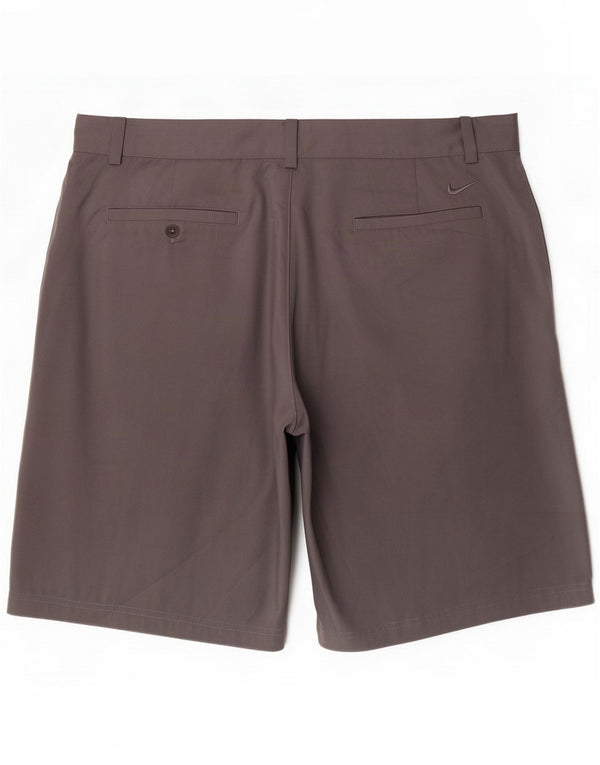 Nike Mens Golf Standard Fit Chino Shorts Large W36 Grey Polyester