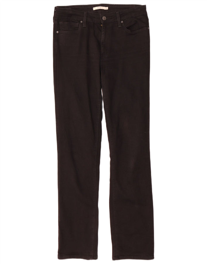 Jeans Levi's da donna 712 slim W30 L32 cotone nero