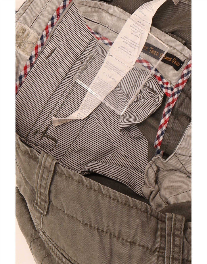 Pantaloni cargo da jogging da uomo Jack & Jones W33 L34 in cotone grigio
