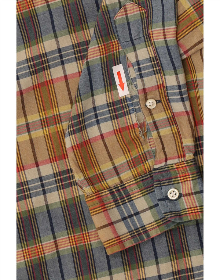 Polo Ralph Lauren Camicia da uomo dalla vestibilità classica, in cotone a quadri multicolore grande