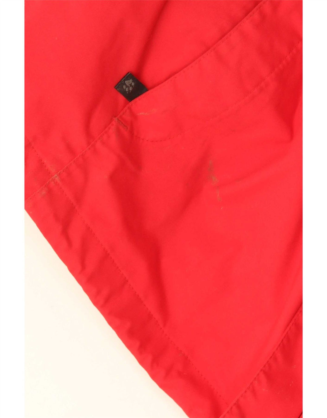 Giacca antipioggia con cappuccio da donna Jack Wolfskin UK 18/20 XL rosso poliammide