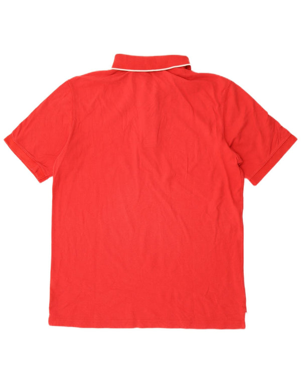 Sergio Tacchini Mens Polo Shirt XL Red Cotton