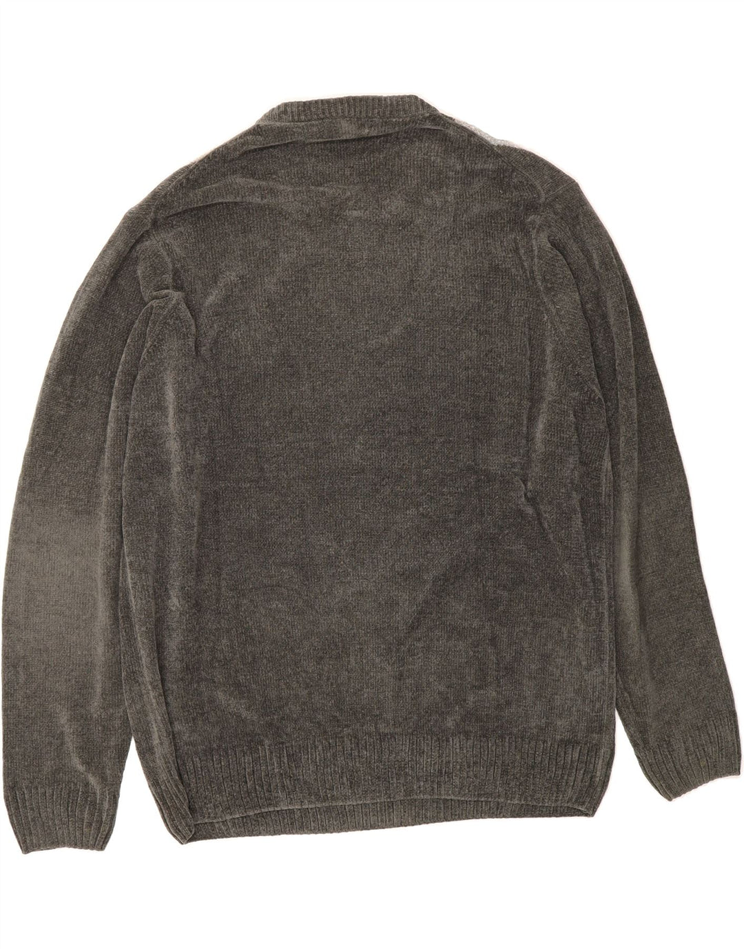 DOCKERS Mens Crew Neck Jumper Sweater XL Grey Argyle/Diamond Acrylic Vintage Dockers and Second-Hand Dockers from Messina Hembry 