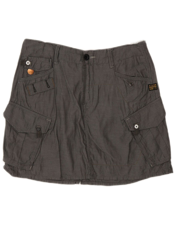 Gonna cargo da donna G-Star W28 cotone grigio medio