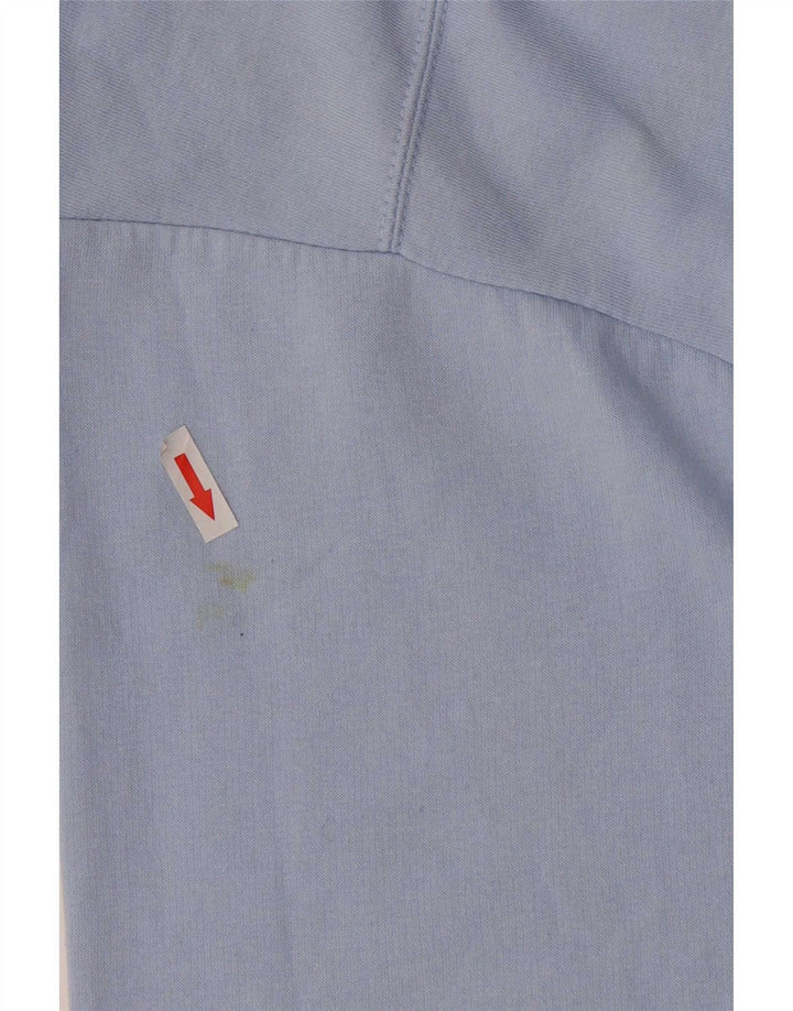 Felpa corta da donna Zara UK 14 poliestere blu medio