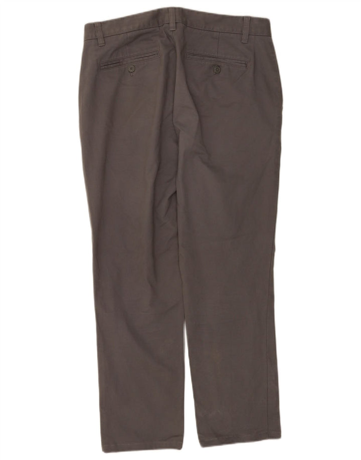 Pantaloni chino dritti da uomo BONOBOS W32 L28 cotone grigio