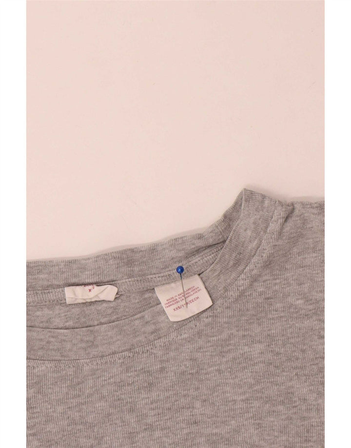Levi's Donna Top Manica Lunga UK 2 2XS Cotone Grigio