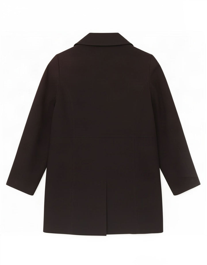 Trench da donna Marks & Spencer UK 16 grande poliestere nero