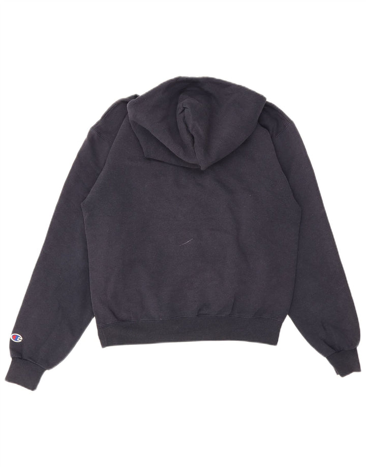 Felpa con cappuccio grafica da uomo Champion Small blu navy