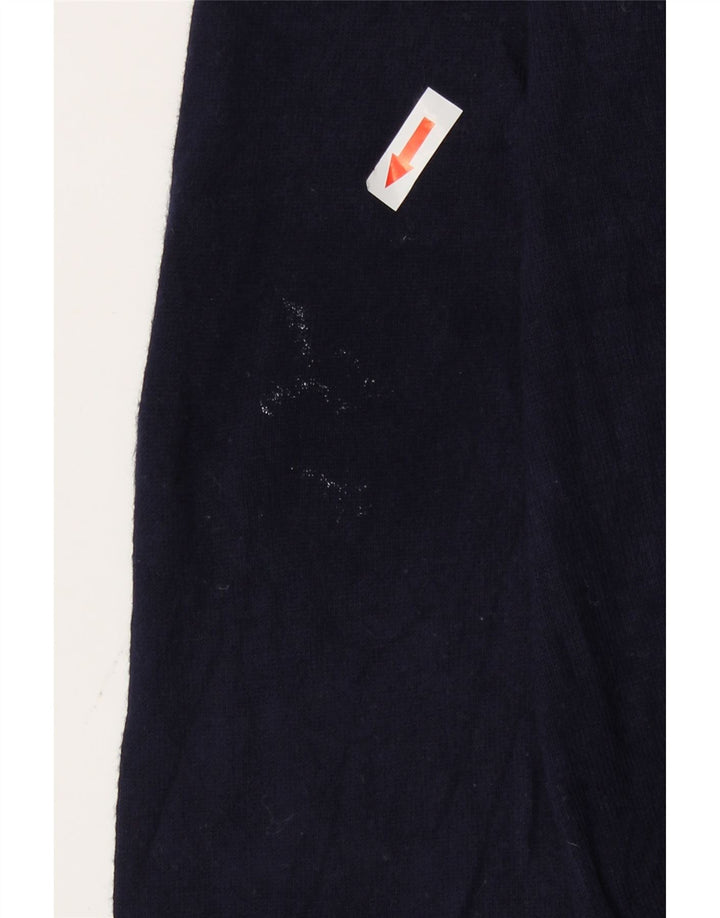 Maglione cardigan da donna Marks & Spencer UK 12 Viscosa blu navy medio