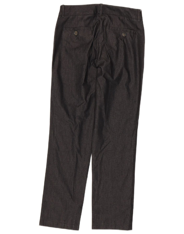 Pantaloni casual dritti da weekend da donna Max Mara UK 8 Small W28 L28 Grigio