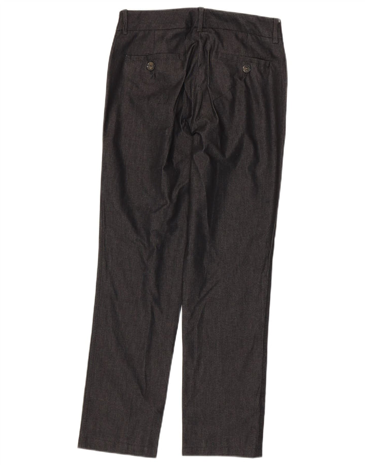 Pantaloni casual dritti da weekend da donna Max Mara UK 8 Small W28 L28 Grigio