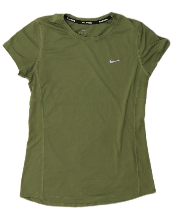 Maglietta Nike Dri Fit da donna Top UK 10 Small Verde