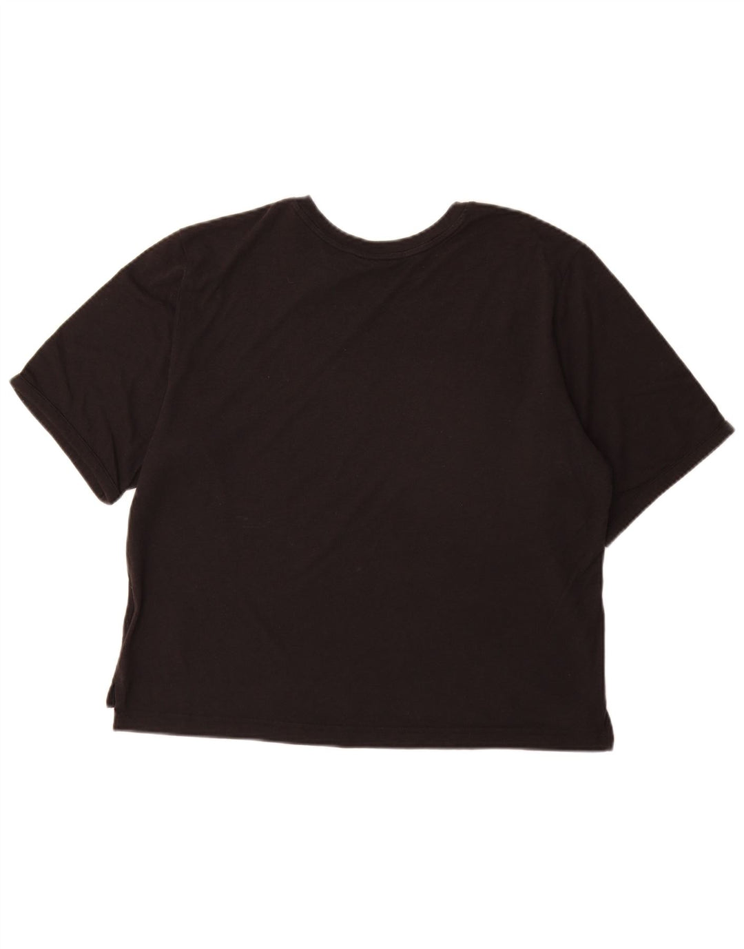 T-shirt grafica da donna Adidas Top UK 16/18 grande poliestere nero