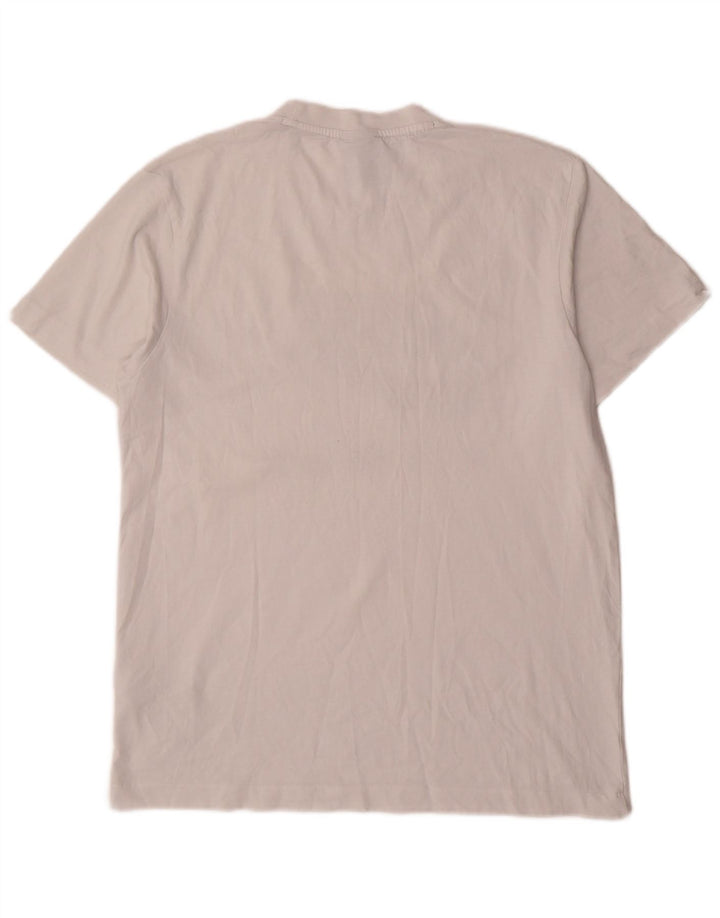 T-shirt grafica Nike Air Max da uomo, top in cotone bianco medio