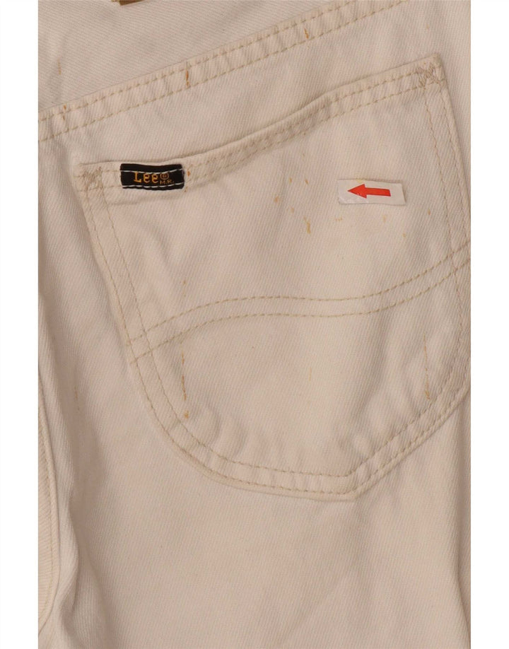 Jeans dritti da uomo Lee W30 L31 cotone bianco