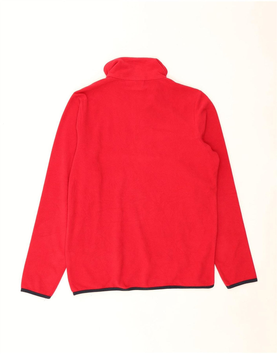 Maglione in pile da uomo con zip e collo Lotto XS rosso poliestere