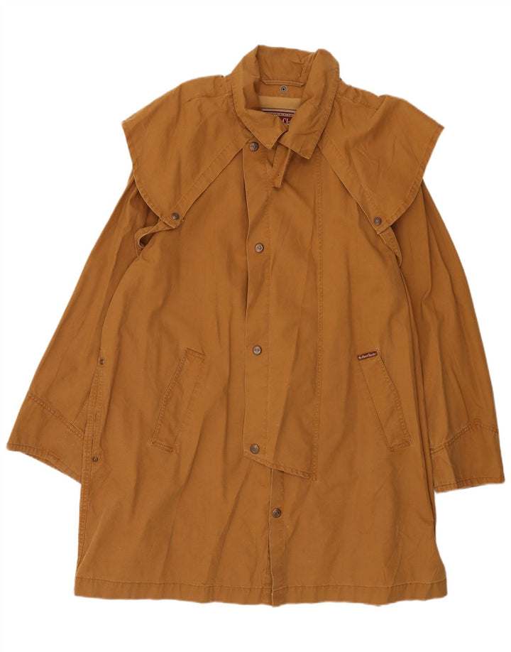 Trench da uomo Marlboro Classics UK 40 grande cotone marrone