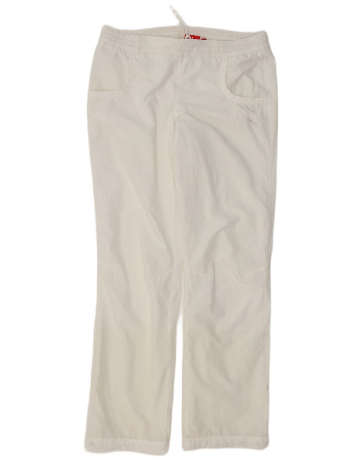 Pantaloni da tuta da donna PUMA UK 12 Poliestere bianco medio
