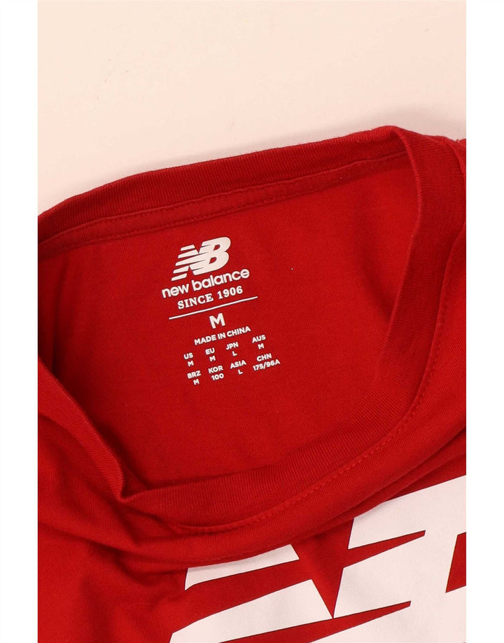 Maglietta grafica da uomo New Balance, colore rosso medio