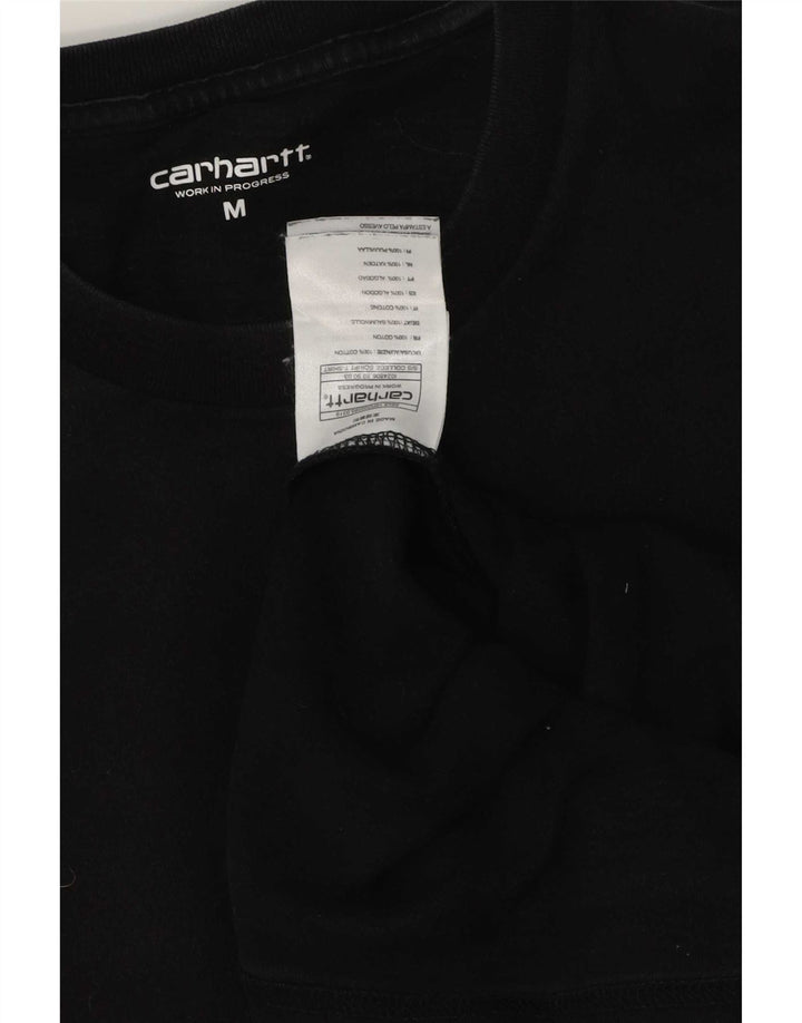 T-shirt grafica da uomo Carhartt Top in cotone nero medio