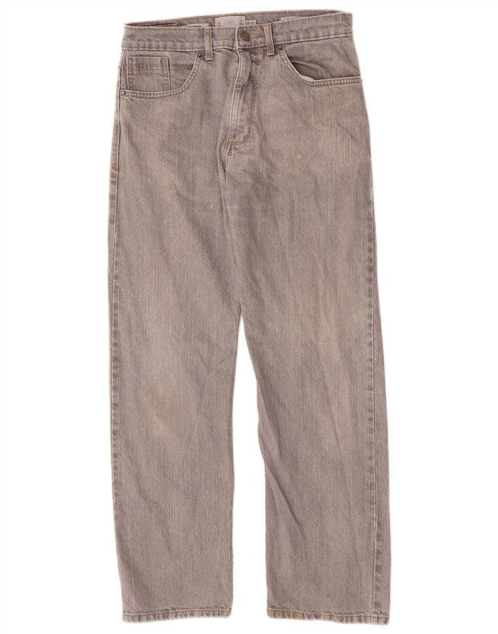 Jeans dritti da donna Marks & Spencer W30 L29 cotone grigio