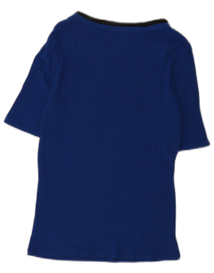 T-shirt Zara da donna Top UK 12 blu medio