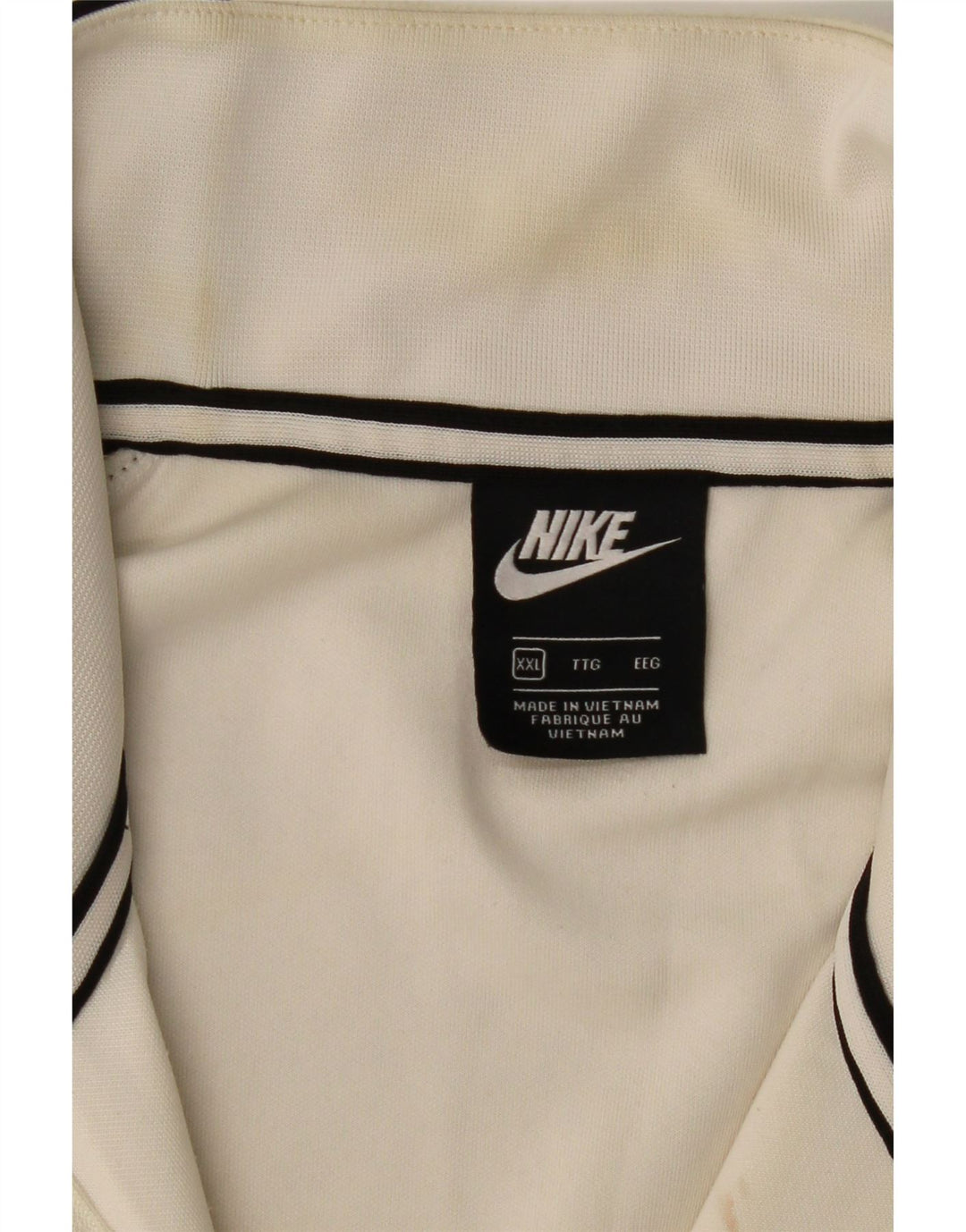 Felpa Nike Uomo con zip 1/4 maglione 2XL poliestere color block nero