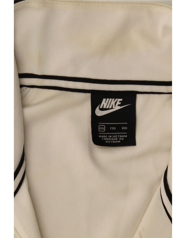 Felpa Nike Uomo con zip 1/4 maglione 2XL poliestere color block nero