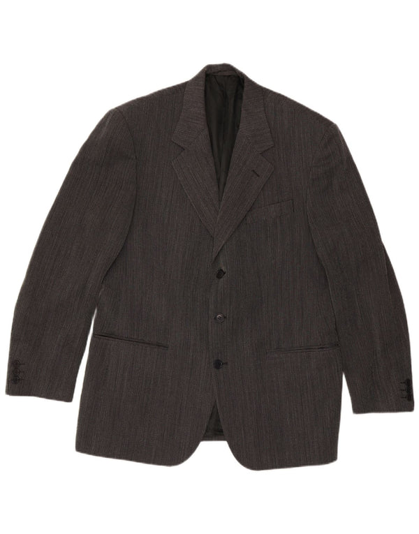 Giacca blazer da uomo a 3 bottoni Ferre UK 38 grigio medio
