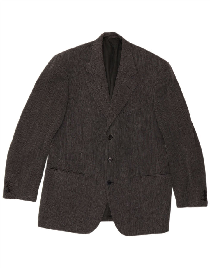 Giacca blazer da uomo a 3 bottoni Ferre UK 38 grigio medio